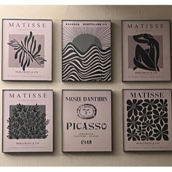 Other - New Green Matisse Posters for Room,Minimalist Abstract Line Wall Poster